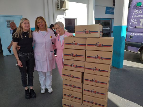 Donación al Hospital de Quilmes